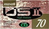 Compact Cassette Maxell US 70 "USII 70" Type II Chrome 1991 Japan