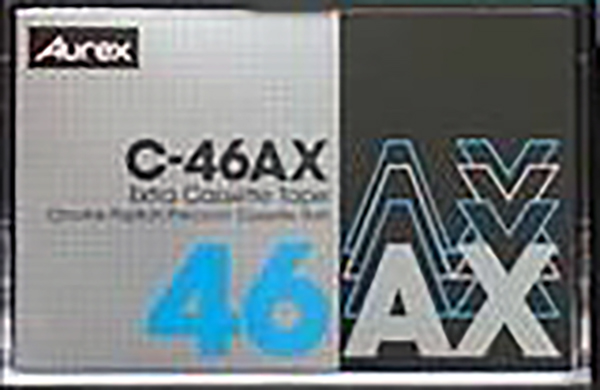 Compact Cassette Aurex AX 46 Type II Chrome 1980 Japan