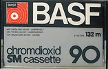 Compact Cassette BASF Chromdioxid 90 Type II Chrome 1976 Europe