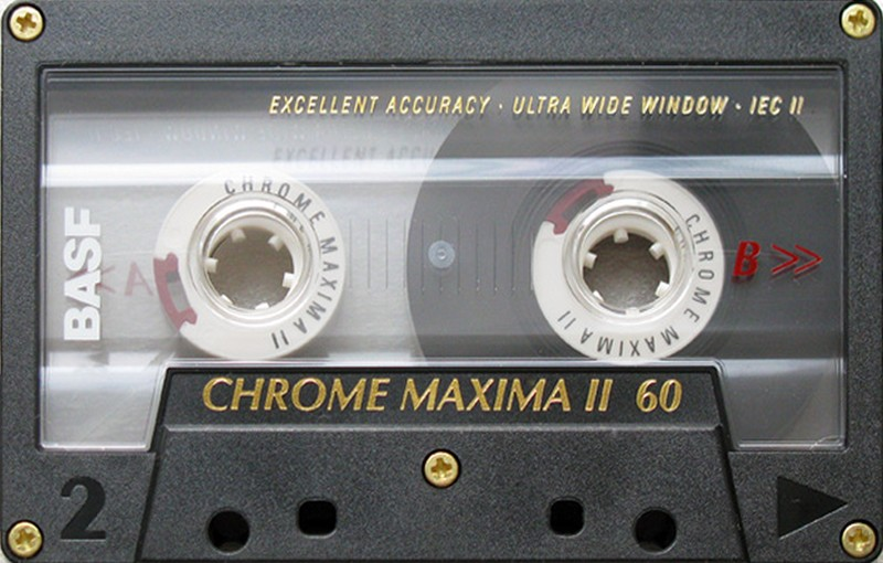 Compact Cassette BASF Chrome Maxima II 60 Type II Chrome 1995 Europe