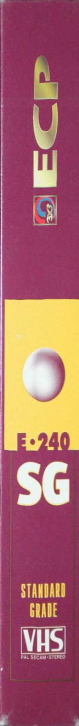 VHS, Video Home System ECP SG 240 Type II Chrome 1997 Russia