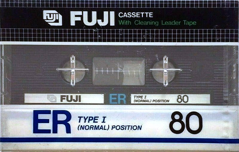 Compact Cassette Fuji ER 80 Type I Normal 1982 Japan