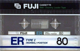 Compact Cassette Fuji ER 80 Type I Normal 1982 Japan