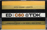 Compact Cassette TDK ED 60 Type I Normal 1973 Japan