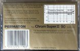 Compact Cassette Permaton Chrom Super II 90 Type II Chrome 1987 Europe
