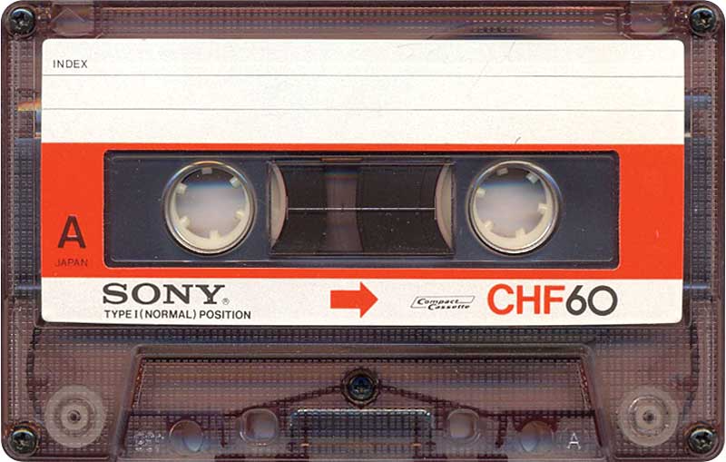 Compact Cassette Sony CHF 60 Type I Normal 1978 North America