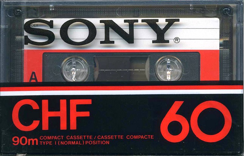 Compact Cassette Sony CHF 60 Type I Normal 1978 North America