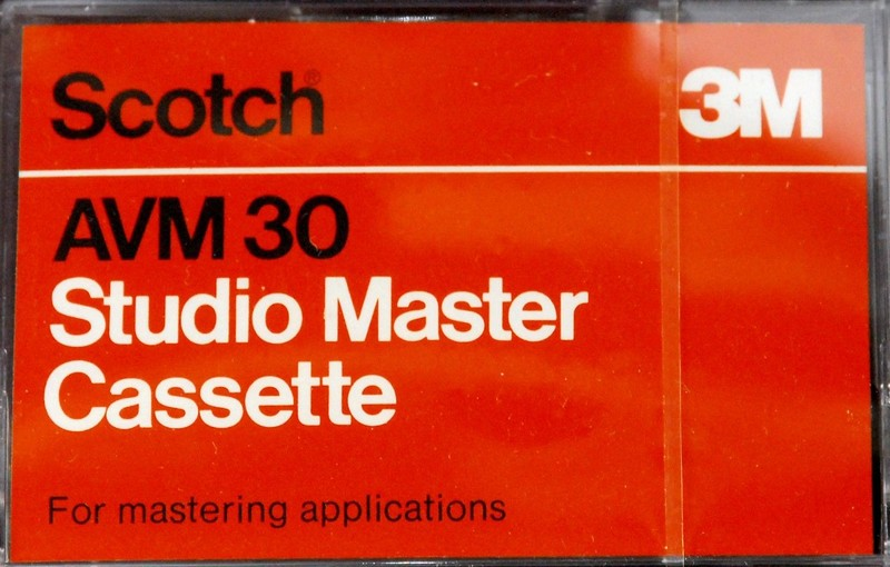 Compact Cassette Scotch AVM Studio Master 30 Type I Normal USA