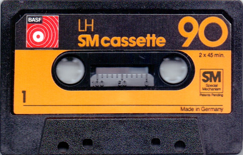 Compact Cassette BASF LH 90 Type I Normal 1976 Europe