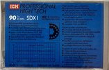 Compact Cassette ICM SDX I 90 Type I Normal 1987 Europe