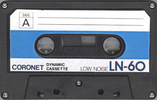 Compact Cassette Coronet 60 Type I Normal 1984 Japan