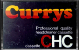 Compact Cassette Currys "CHC" Cleaning Cassette 1978 UK