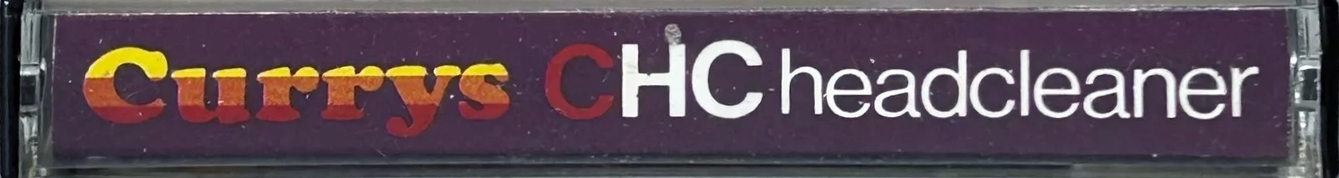 Compact Cassette Currys "CHC" Cleaning Cassette 1978 UK