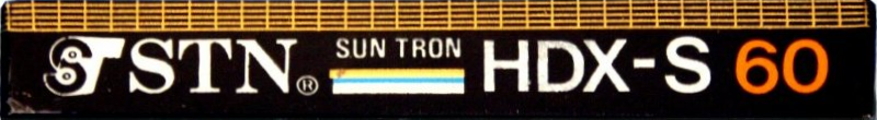 Compact Cassette STN 60 "HDX-S" Type I Normal Hong Kong