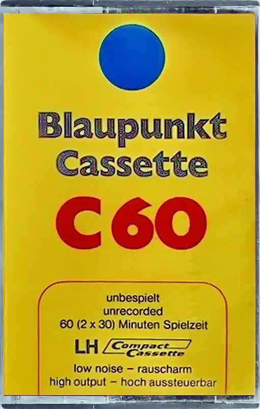Compact Cassette Blaupunkt 60 "white Basf" Type I Normal 1978 Europe