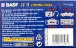 Compact Cassette BASF CE II Chrome Extra 120 Type II Chrome 1995 Europe