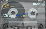 Compact Cassette BASF CE II Chrome Extra 120 Type II Chrome 1995 Europe