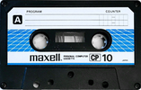Compact Cassette Maxell CP 10 Computer Cassette 1983 USA