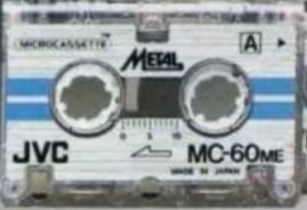 Microcassette JVC Metal / ME 60 "MC-60ME" Type IV Metal 1982 Japan