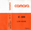 Compact Cassette Camara 120 Type I Normal Hong Kong