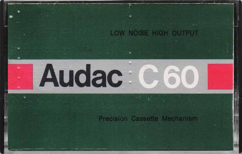 Compact Cassette Audac 60 Type I Normal Yugoslavia