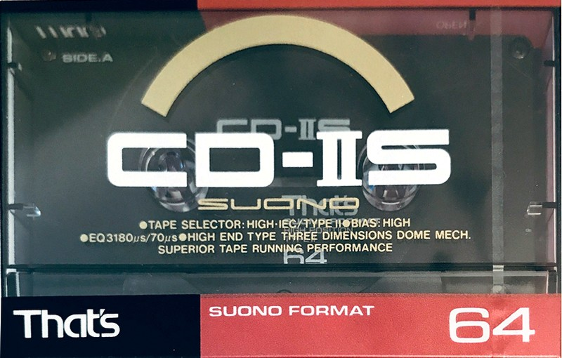 Compact Cassette Thats CD-IIS 64 Type II Chrome 1988 Japan