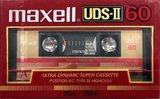 Compact Cassette Maxell UDS 60 "UDS-II" Type II Chrome 1985 USA