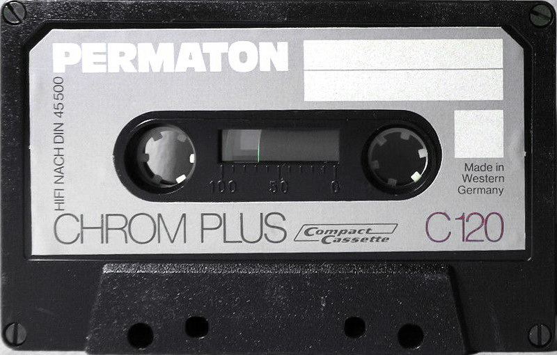 Compact Cassette Permaton Chrom Plus 120 Type II Chrome 1978 Europe