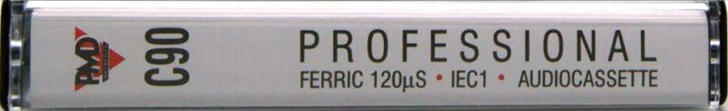 Compact Cassette PMD Professional 90 Type I Normal 1993 UK
