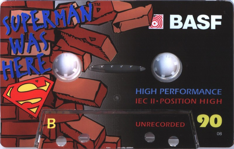 Compact Cassette BASF High Performance II 90 "Superman" Type II Chrome 1995 Europe