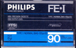 Compact Cassette Philips FE-I 90 Type I Normal 1983 Europe