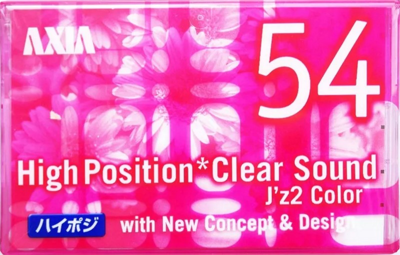 Compact Cassette AXIA J`z 2 Color 54 "JZ2K 54" Type II Chrome 2002 Japan