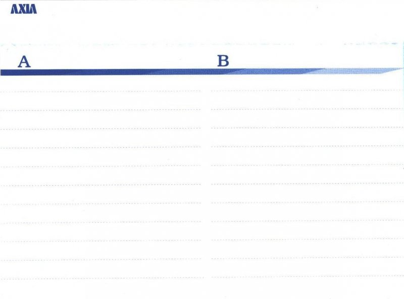 Compact Cassette AXIA J`z 2 Color 54 "JZ2K 54" Type II Chrome 2002 Japan