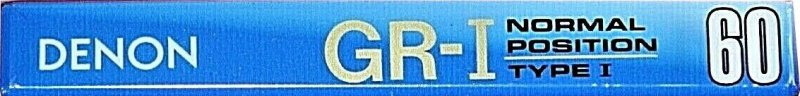 Compact Cassette Denon GR-I 60 "GR-1 60U" Type I Normal 1994 Japan