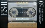 Compact Cassette Sony ES-II 50 "C-50ES2" Type II Chrome 1991 Japan