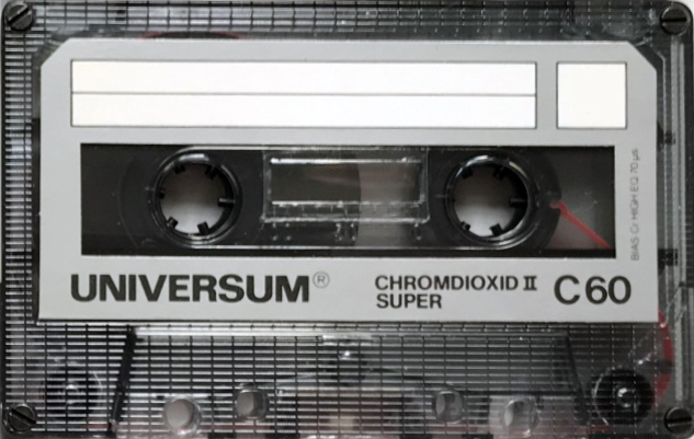 Compact Cassette Universum Super 60 Type II Chrome 1981 Europe