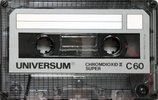 Compact Cassette Universum Super 60 Type II Chrome 1981 Europe