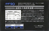 Compact Cassette Sony AHF 90 Type I Normal 1978 Japan