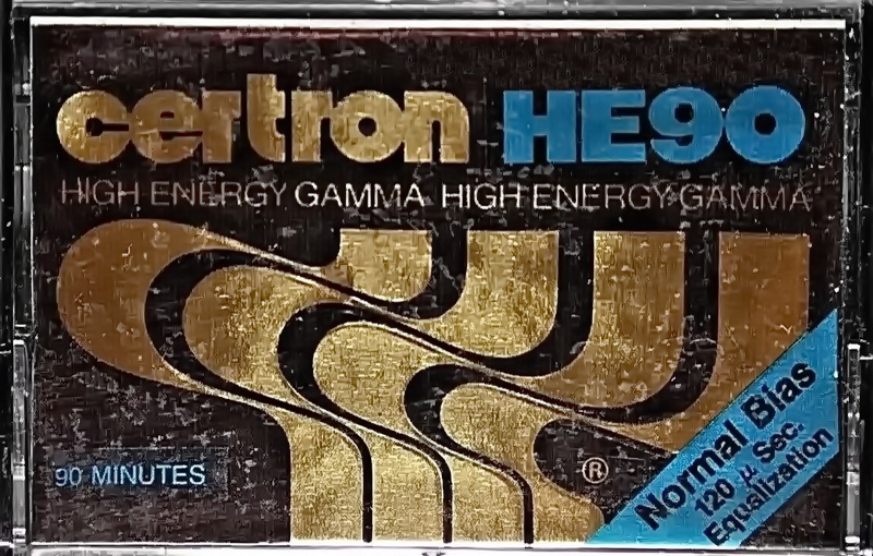 Compact Cassette Certron HE 90 Type I Normal 1978 USA