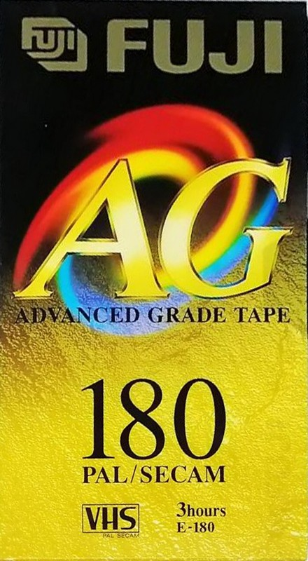 VHS, Video Home System Fuji AG 180 Type I Normal Europe