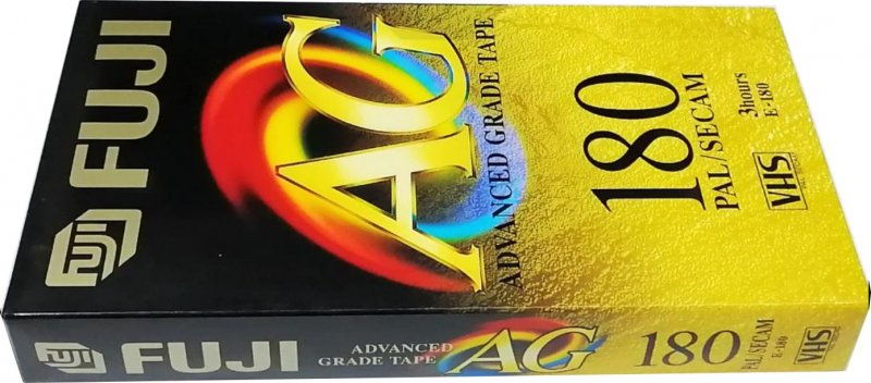 VHS, Video Home System Fuji AG 180 Type I Normal Europe