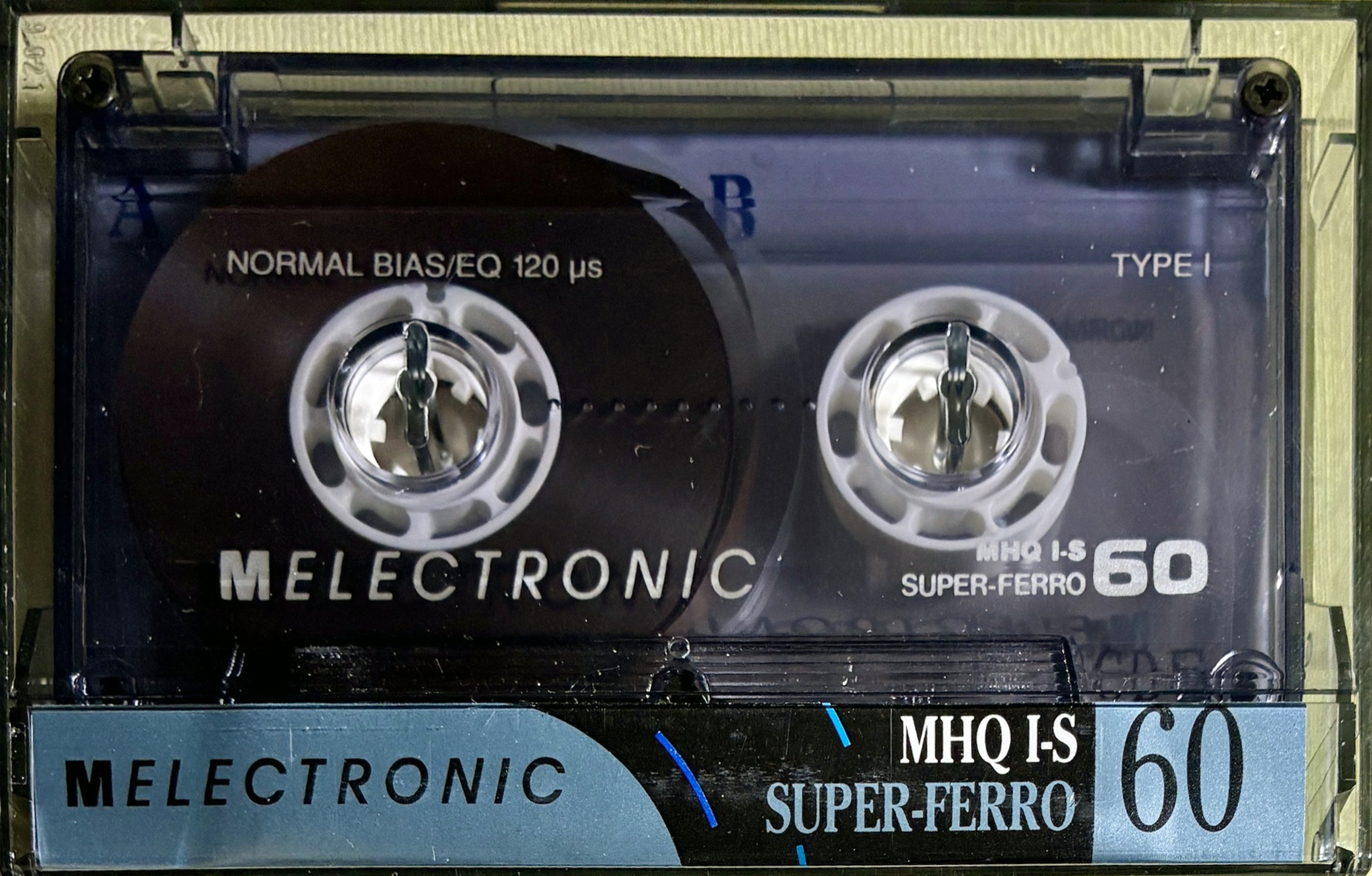 Compact Cassette Melectronic MHQ I-S 60 Type I Normal 1993 Switzerland