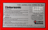 Compact Cassette Intersonic AD 60 Type I Normal Greece