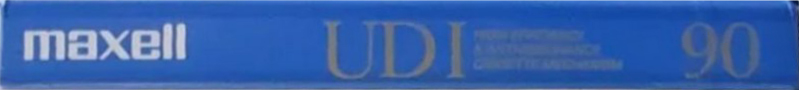 Compact Cassette Maxell UDI / UD1 90 "UD1-90(F)" Type I Normal 1992 Japan