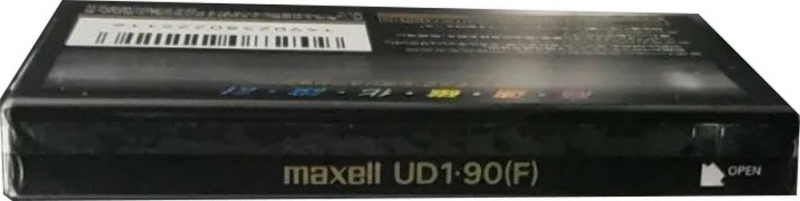 Compact Cassette Maxell UDI / UD1 90 "UD1-90(F)" Type I Normal 1992 Japan