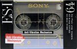 Compact Cassette Sony ES-I 64 Type I Normal 1991 North America
