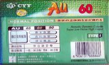 Compact Cassette CYY AU 60 Type I Normal China
