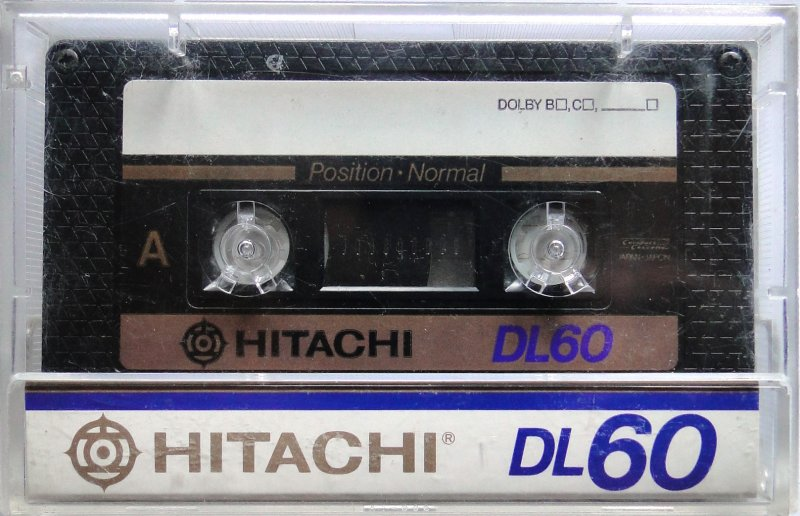 Compact Cassette Hitachi DL 60 Type I Normal 1985 Europe