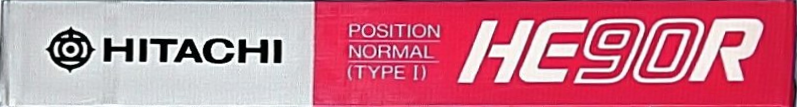 Compact Cassette Hitachi HE 90 "HE90R" Type I Normal 1985 Japan