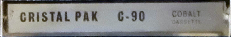 Compact Cassette Selecta 90 "cristal pak" Type I Normal Unknown Country